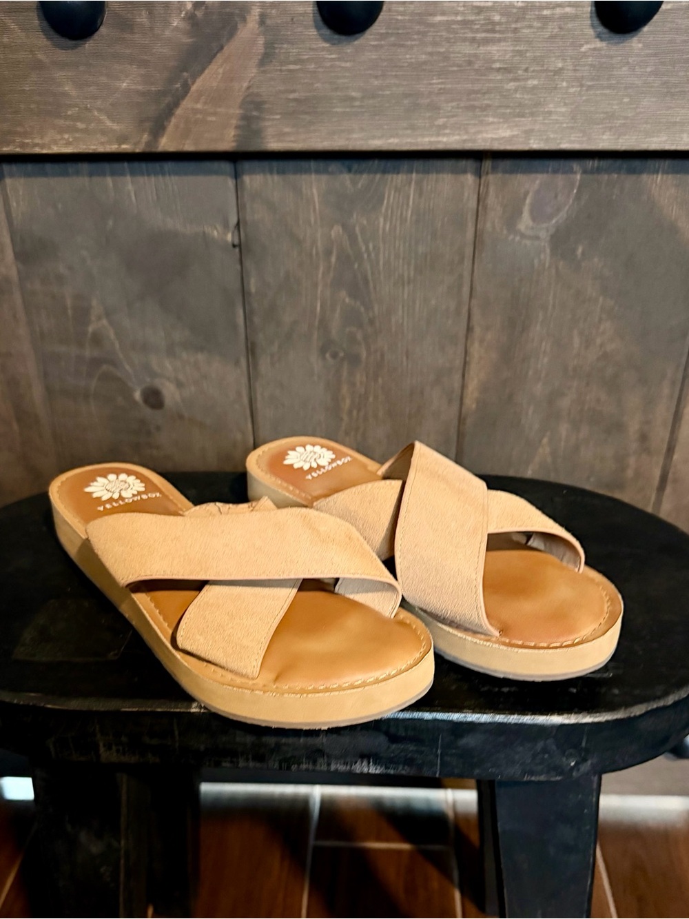 Yellow Box Jordy Taupe Sandal - 8.5